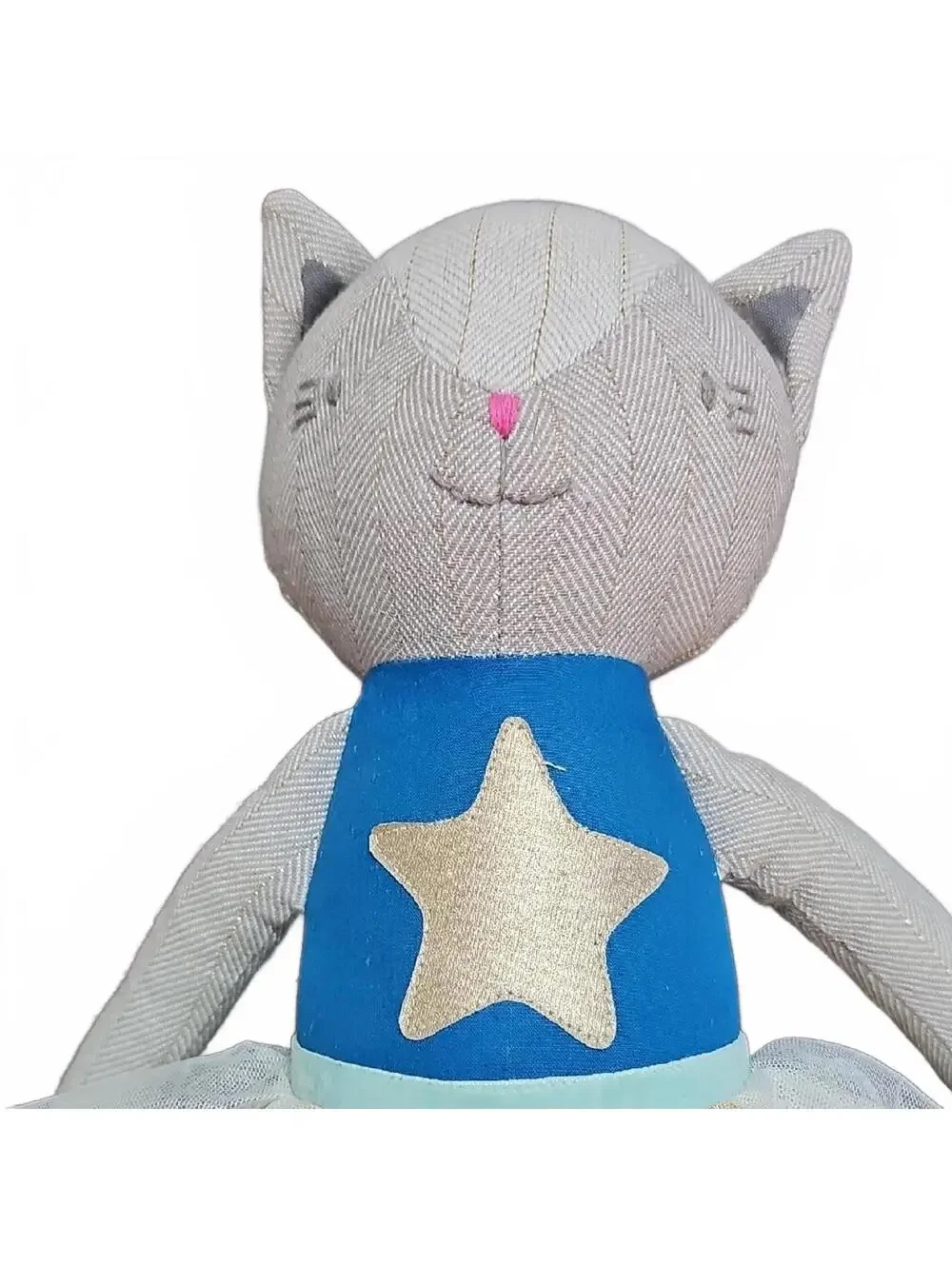 Pillowfort Dancing Ballerina Kitty Cat Tutu Dancing Stuffed Animal Plush 19